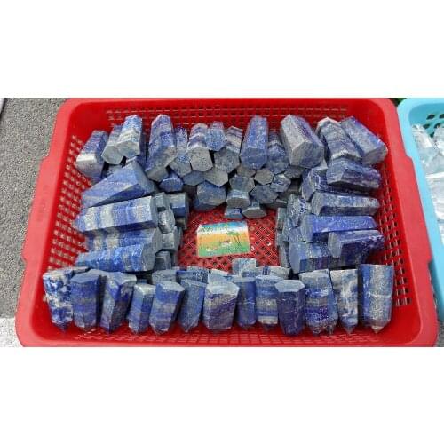 1000g(2.2lb)NATURAL PRETTY LAPIS LAZULI CRYSTAL POINT Healing Wholesale