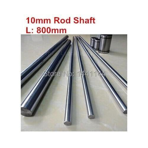 2pcs dia 10mm - 800mm chrome plated Cylinder Linear Round Shaft