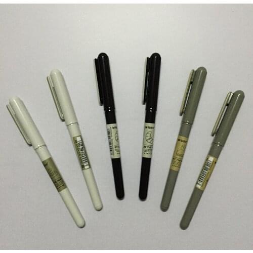 2pcs/lot Chopsticks Shape 0.5mm Ball-point Pens Black Ink Standard Ballpoint Pen Ball Stainless Steel Signature Pens