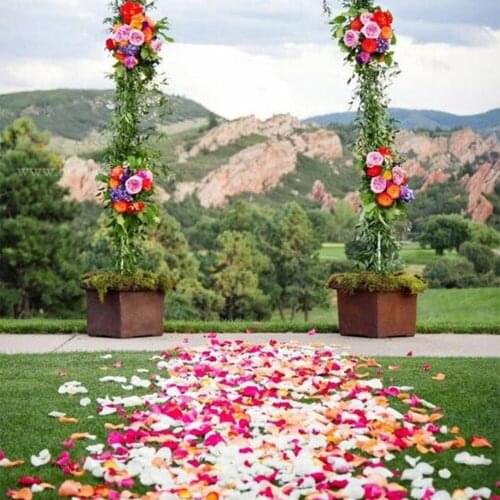 500/1000Pcs Artificial Rose Petals Valentines Day Wedding Rose Flower Romantic room Decor Valentines Day DIY Supplies