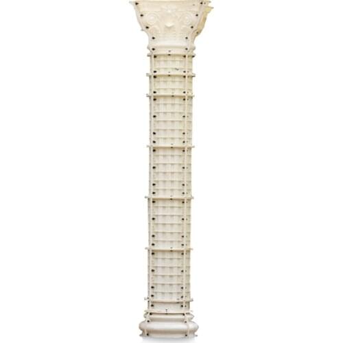ABS plastic roman concrete column moulds 30xH200cm european pillar mould construction moulds for garden villa home house