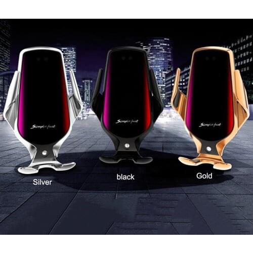 R3 Gravity Phone Car Holder Wireless Charger For LG V30 G6+ G3 G2 Mobile Phone Car Charger Stand Fast Charging Car Phone Holder