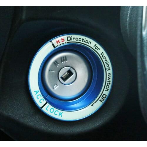 For Ford Focus 2 Focus 3 Focus 4 2005-2016 ST mondeo Car luminous ignition switch decoration stickers key hole protection circle