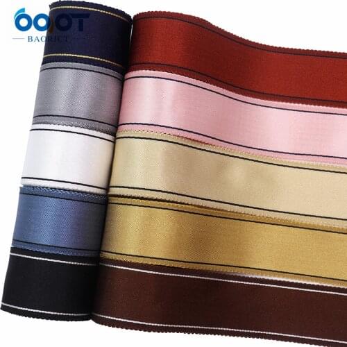 Color Lace Polyester-Cotton Satin Ribbon M-21710-1017 10Yards Diy Clothing Gift Bouquet Packaging Ears Bright Cotton Webbing