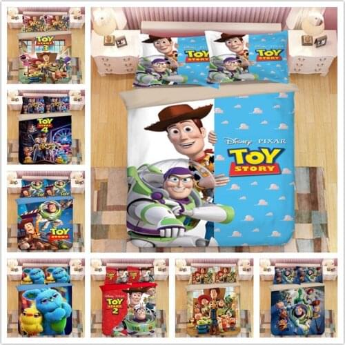 Disney Toy Story Bedding Set Quilt Duvet Cover 200x200 Children Home Decor Twin Double King Bed Covers Single Linens Boys Gifts