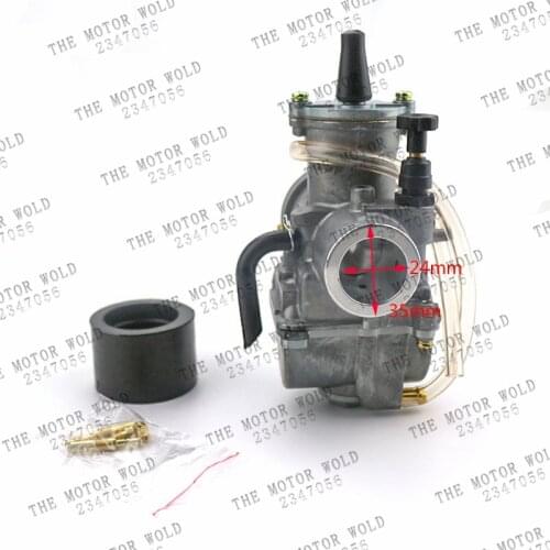 New 24mm Carb Carburetor with power jet For oko Fit 2 or 4 Stroke Motorcycle Moped Scooter motor Dirt Pit Bike