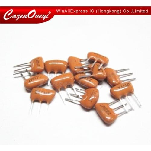 5pcs/lot Ceramic crystal oscillator Z4.0MT ZTT4.0M Z4.00M Yellow Three feet In Stock
