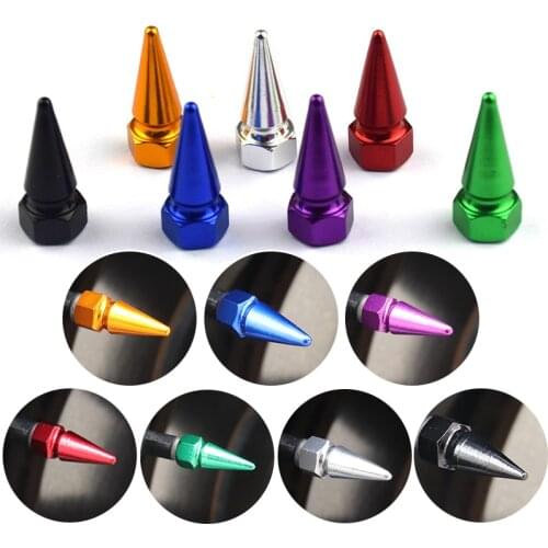 4pcs Alloy Aluminum Tire Valve Caps For Car Bike Motorcycle Valve Stem Covers Wheel Air Protection Cap Car Styling Accessories
