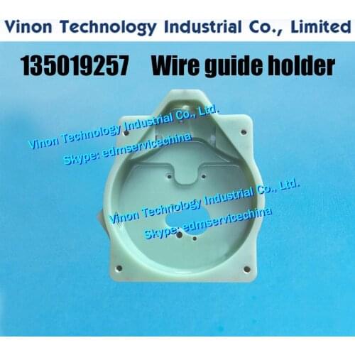 Wire guide holder housing 135019257 for Robofil series wedm machines. Charmilles edm parts 135.019.257, 135-019-257 Wire Holder