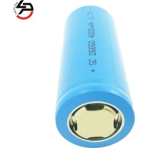 Laipuduo 4000mAh 26650 Li-ion 3.7V Rechargeable Battery Cell For LED Flashlight Torch 5A Discharge