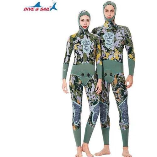 New Arrival Mens Womens 3MM Neoprene Wetsuit with Hood Two Piece Warm Wet Suit for Snorkeling Surfing Scuba Diving