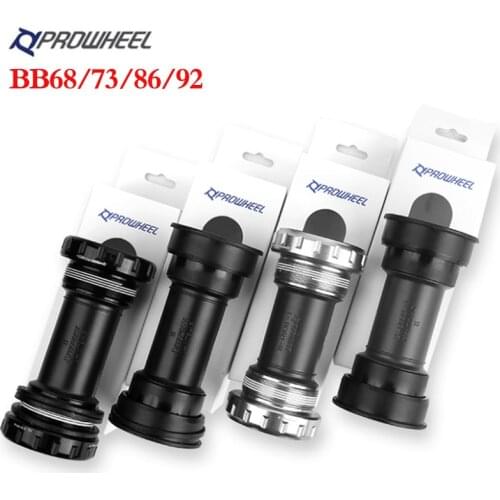 Prowheel Road Mountain Bike Bottom Bracket Ultralight BB68 BB73 BB86 BB92 High Strength Bicycle BB for Shimano Sram Crankset