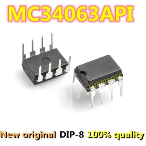 10PCS MC34063API MC34063A DIP-8 MC34063 DIP 34063 DIP8 new and original IC Chipset