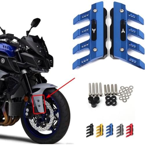 Motorcycle Front Fender Side Protection Guard Mudguard Sliders For YAMAHA MT01 MT15 MT25 MT125 MT07 MT09 Accessories universal