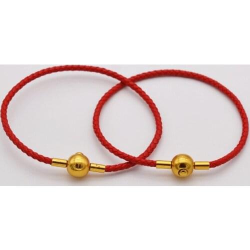 Red Thread String Bracelets on Hand Lucky Bracelet 2021 Braided Rope Stainless Steel Adjustable Jewelry