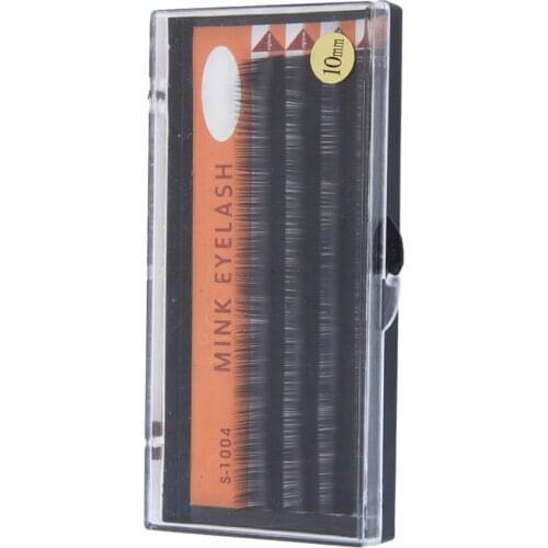 Individual Mink False Fake Eyelashes Lashes Extensions Cluster 8mm 12mm Black