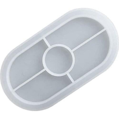 Silicone Oval Ashtray Mold Creative Coaster Epoxy Resin Mold DIY Jewelry Tray Tray, Perfect Gift for Craft Jewelry