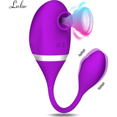 Sucking Vibrator for Woman Sex Toys for Adults Vaginal Masturbator Sucker Vibrator Nipple Clitoris Stimulator Vibrating Love Egg