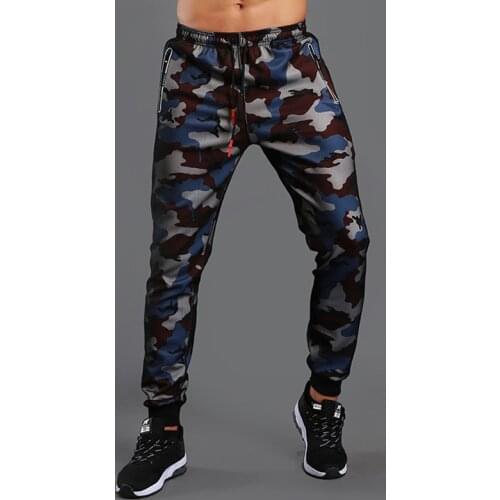 Sports Pants Men Long Sport Pants Camouflage Autumn Pencil Pants Bodybuilding Trousers Running Mens Sweatpants Gym Trousers Men