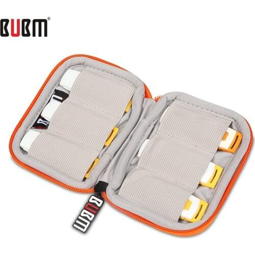 BUBM bag for U disk bag 6 pcs U type shield bag 7 colors colorful digital receiving bag organizer travel bag case