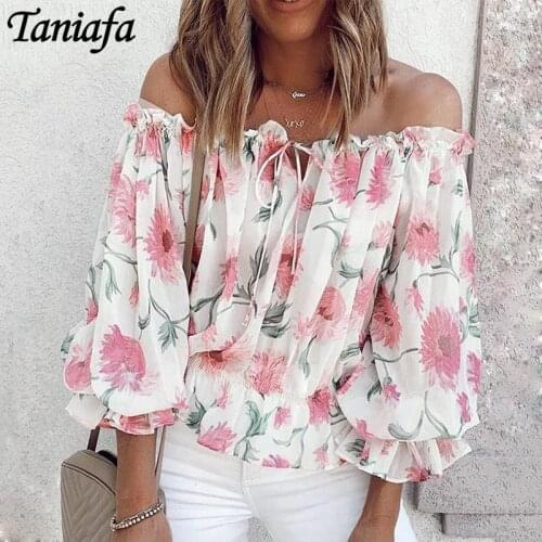 TANIAFA Women's T-shirts With Print