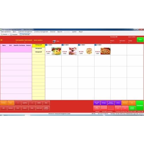 JWS001 POS Software For Restaurant Retail Cloth Shop Arabia English Chinese Spanish French Russian Portuguese Korean Janpanese