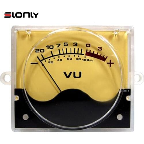 1pcs-10pcs P-55SI High-precision VU Meter Head Audio DB Level Meter Power Amplifier DAC Power Sound Pressure Meter w/Backlight
