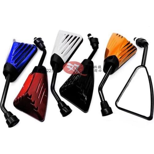 8mm 10mm Colors Available Motorcycle Rearview Mirrors Motorbike Universal Reflective Mirror for Harley Honda Kawasaki Yamaha