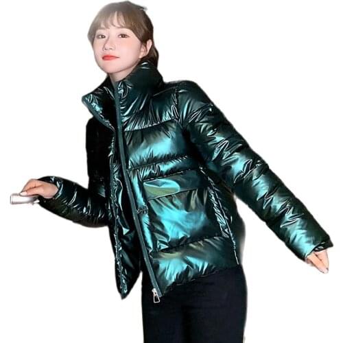 2021 Women Winter Jacket Parkas 2021 New Fashion Youth Slim Stand Collar Casual Street Warm Autumn Winter Coat Female