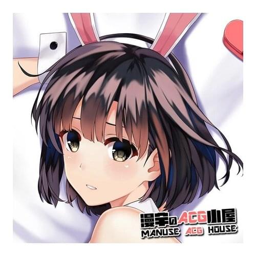 Anime Saekano: How to Raise a Boring Girlfriend Katou Megumi Dakimakura Hugging Body Pillow Case Pillow Cushion Cover Bedding