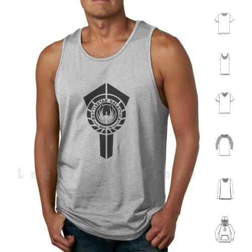 Battlestar Galactica Logo - So Say We All tank tops vest sleeveless Bsg Galactica Cylon Sci Fi Caprica Nothing But The
