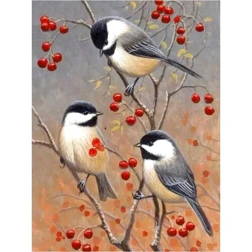 Flower Bird Fruit Diamond Painting Animal Round Full Drill Nouveaute DIY Mosaic Embroidery 5D Cross Stitch Home Decor Gifts