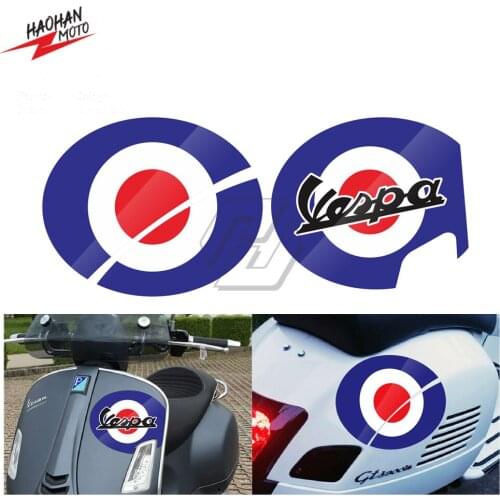 For Piaggio Vespa Series II Sei Giorni GTV 300 Super Motorcycle Number 6 Decal