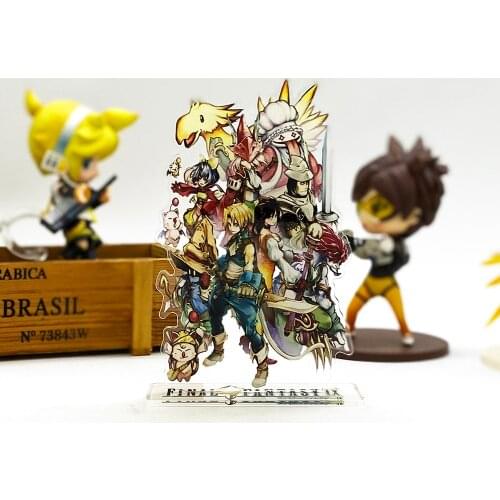 Love Thank You Fantasy IX FF9 group Zidane Garnet VIVI acrylic stand figure model plate holder cake topper anime toy