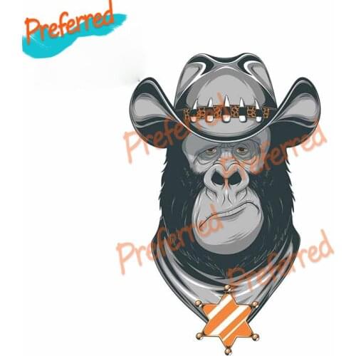 Gorilla Decal Motocross Racing Laptop Helmet Trunk Wall Vinyl Car Sticker Die Cutting