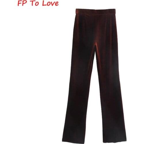 Женские бархатные брюки FP TO LOVE China At AliExpress