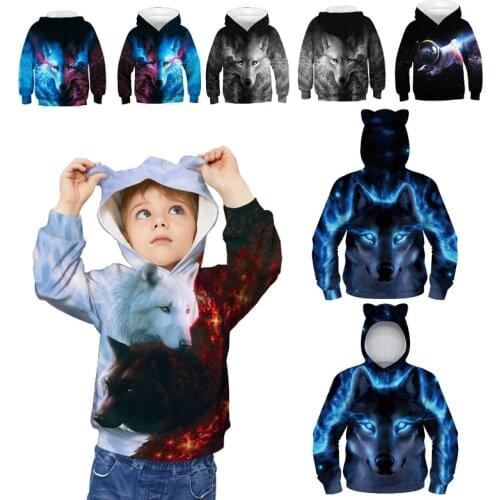 Boys' jacket girls' hooded T-shirt boys' autumn and winter long sleeve sweater childrens hooded sportswear childrens top