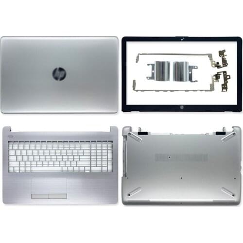 New Laptop Silver LCD Back Cover/Front Bezel/Hinges Cover/Palmrest/Bottom Case For HP 15-BS 15-BW 15-BS070WM 15Q-BU 924892-001