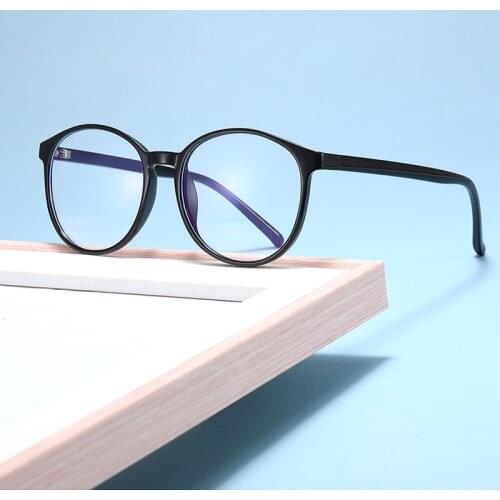 Seemfly Classic Children Anti Blue Light Glasses Fashion Vintage Round Frame Children Flat Mirror Boys Girls Goggles Eyeglasses