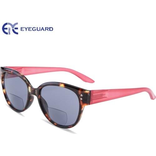 EYEGUARD Women Bifocal Sunglasses Sun-readers UV 400 Protection Outdoor Reading and Distance Viewing Fashion Lady Readers Design