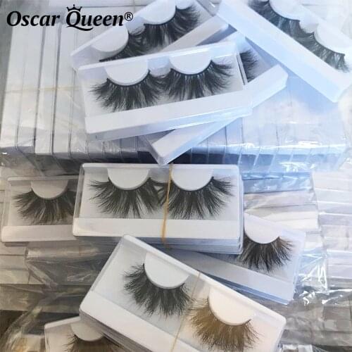 Wholesale 10/20/30 Pairs 3D Mink Lashes Bulk Soft Fluffy Natural Long 5D 25MM False Eyelash Vendor Makeup Mink Eyelashes Beauty
