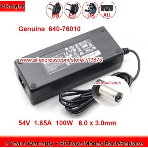 Genuine 640-76010 100W 54V 1.85A AC Adapter for MA-PWR-100WAC CS1400476 Power Supply