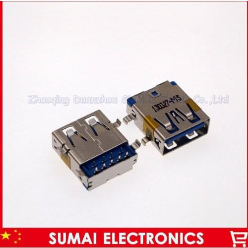 Original New USB 3.0 female socket Jack USB 3.0 USB Jack DIP Foot for ASUS samsung sony Toshiba etc