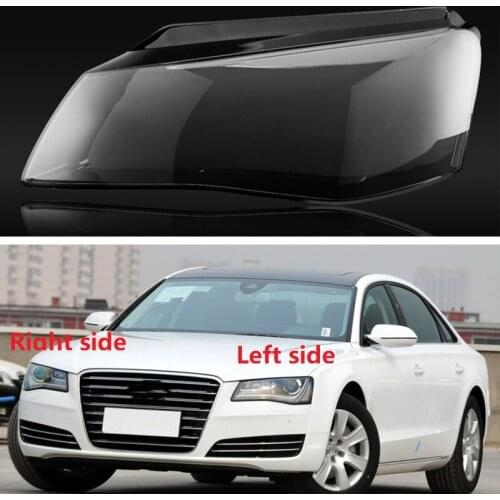 For Audi A8 2011-2013 High-quality front head lampshade High translucent lamp housing Replacement lampshade Car Accessories