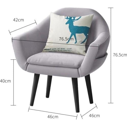 Nordic Single Lazy Sofa Small Apartment Balcony Lounge Chair Living Room Small Sofa Chair Girl Cute Bedroom