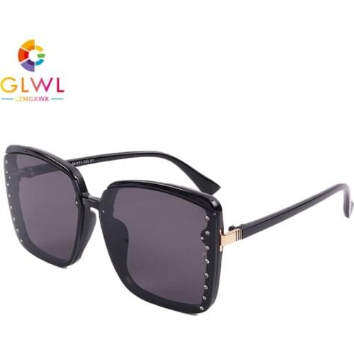 Sunglasses Womens Brand Oversized Sun Glasses Fashionable Female Rhinestone Sunglases Ladies Shade Hot Trending Products 2021