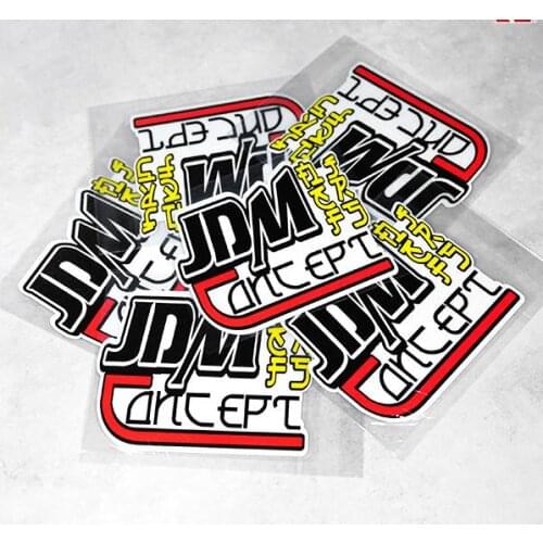 Reflective Japanese JDM car sticker vinyl Japan drift stickers for Civic FIT adhesive motorcycle ATV decals ATV car stylin