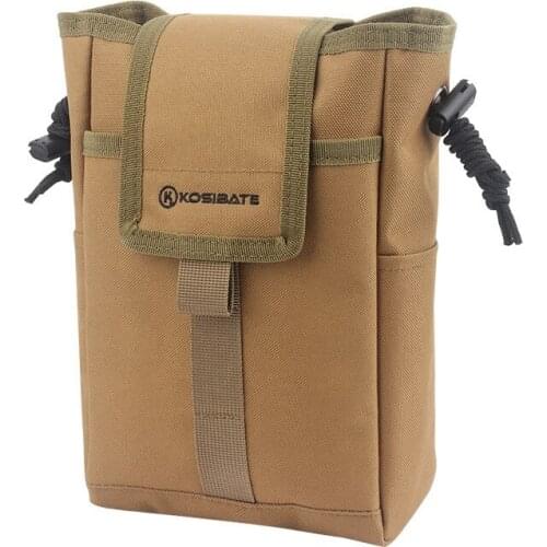 Tatical Rifle Pistol Mag Dump Pouch Magazine Droping Pouch EDC Organzier Foldable Fanny Waist Pack Bag MOLLE Pouch For Backpack