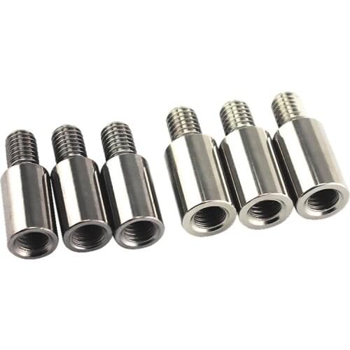 2PCS Boxing Game Player Chrome Arcade Joystick Shaft Extender 15mm Extension Rod For SANWA Joystick / For Zippyy Joystick Games