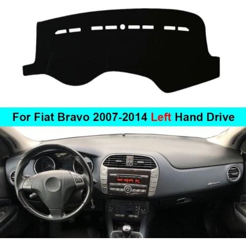 Car Inner Dashboard Cover Dash Mat Carpet Sun Shade Cape For Fiat Bravo 2007 2008 2009 2010 2011 2012 2013 2014 LHD Dashmat